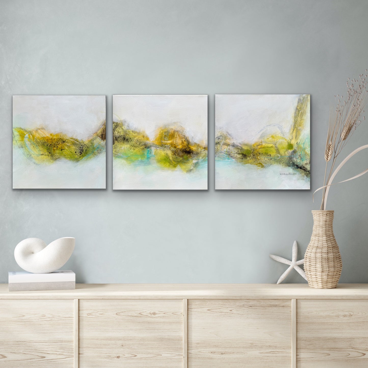 Dancing in the country No. 1 - Triptych