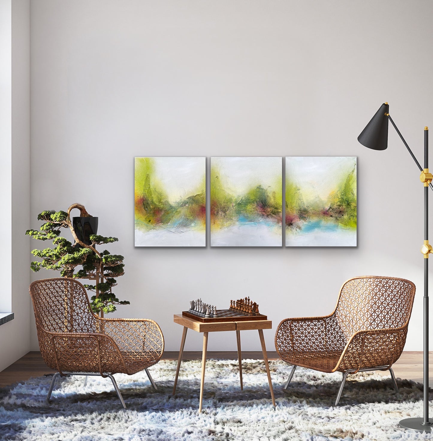 Walking on sunshine V - Triptych