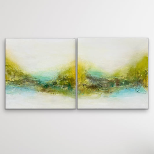 Walking on sunshine I - Diptych