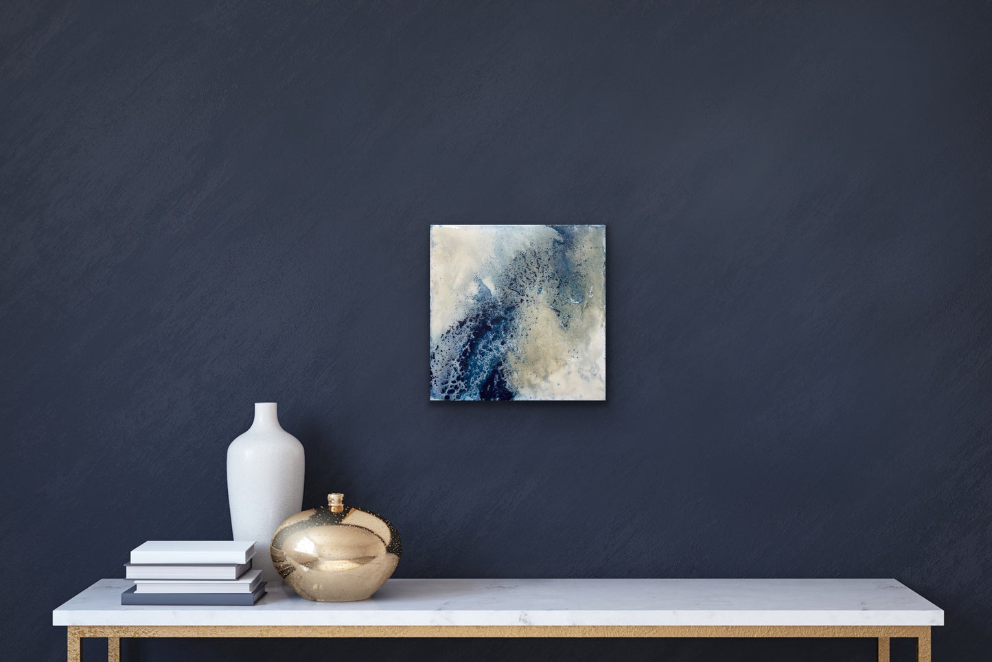 Flow I - Resin, framed