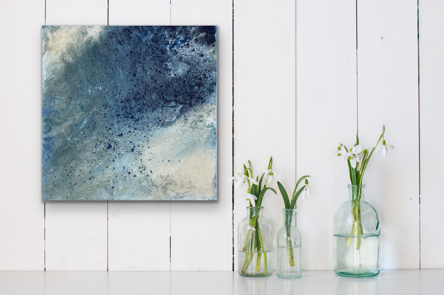 Flow V - Resin, framed