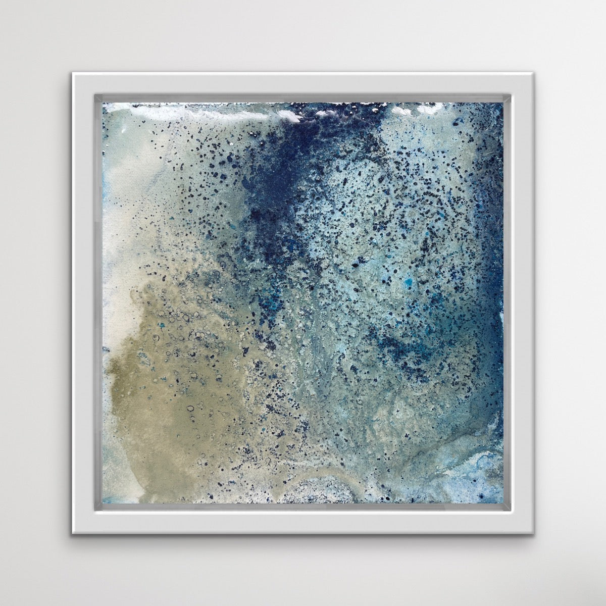 Flow IV - Resin, framed