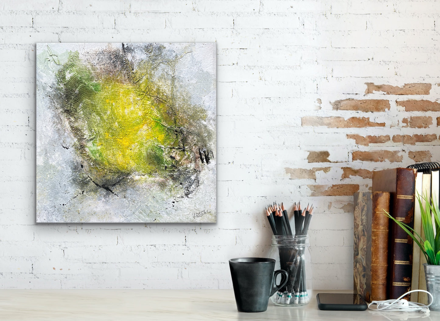 Little Abstract II framed
