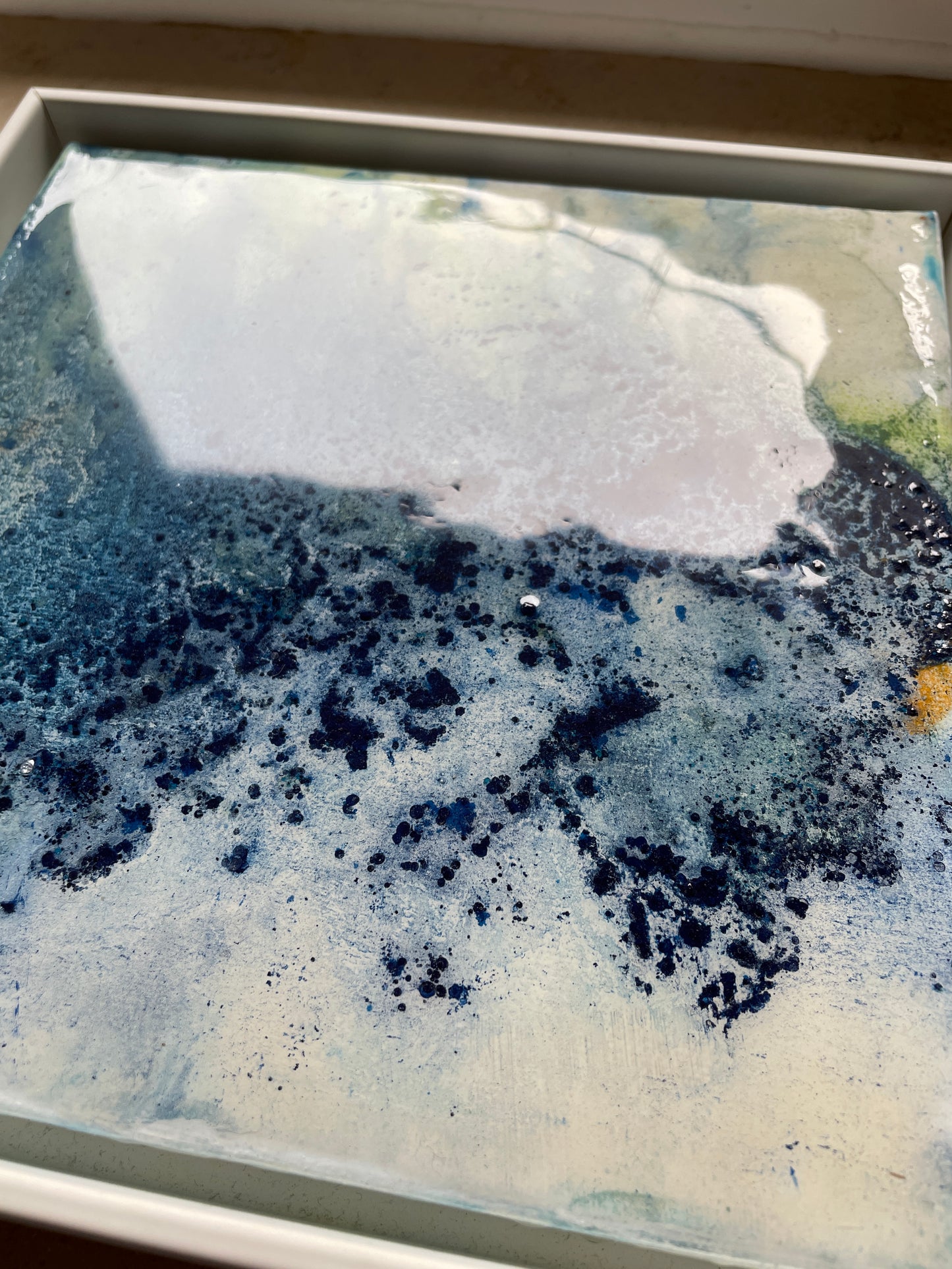 Flow II - Resin, framed