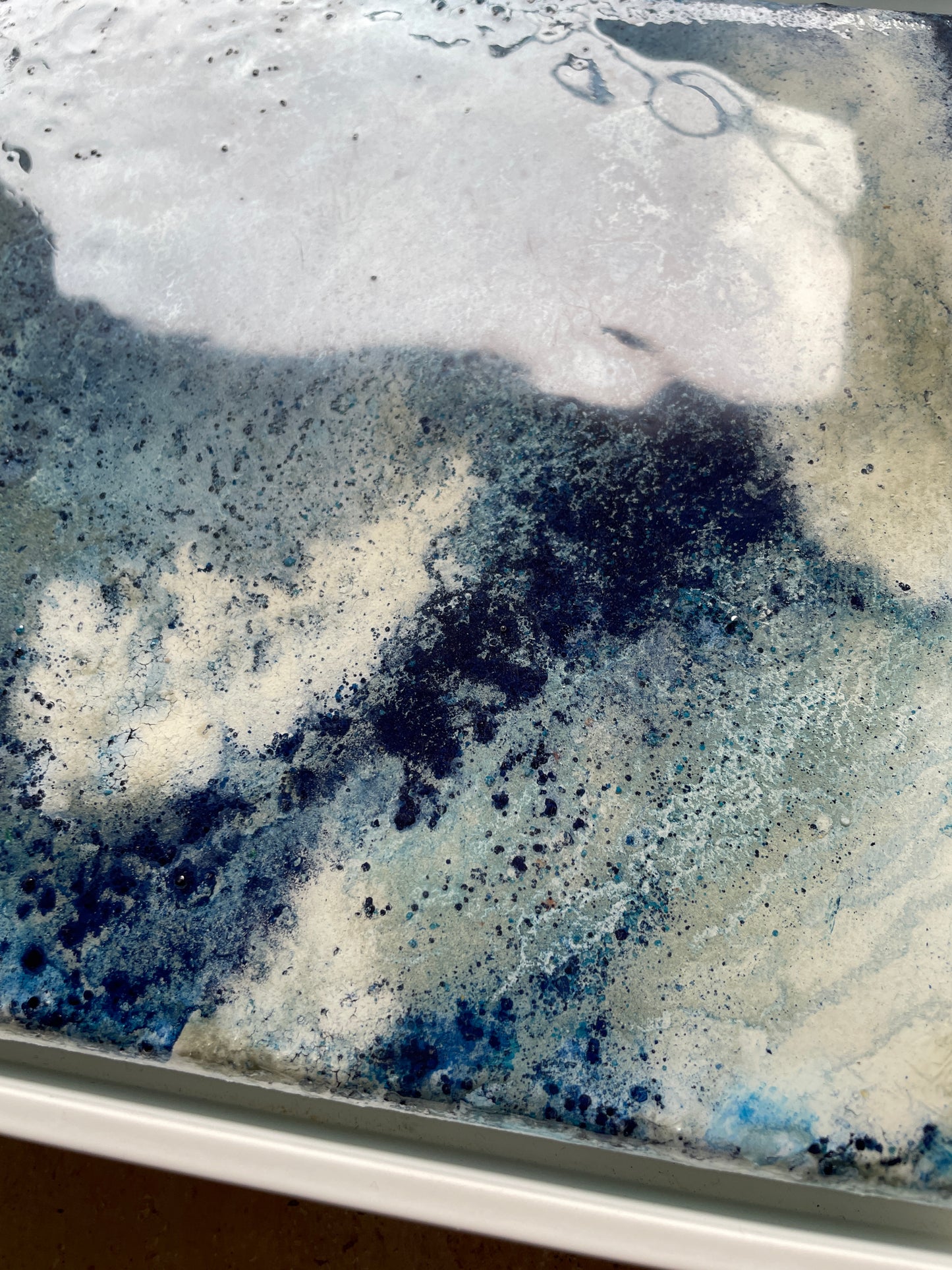 Flow III - Resin, framed