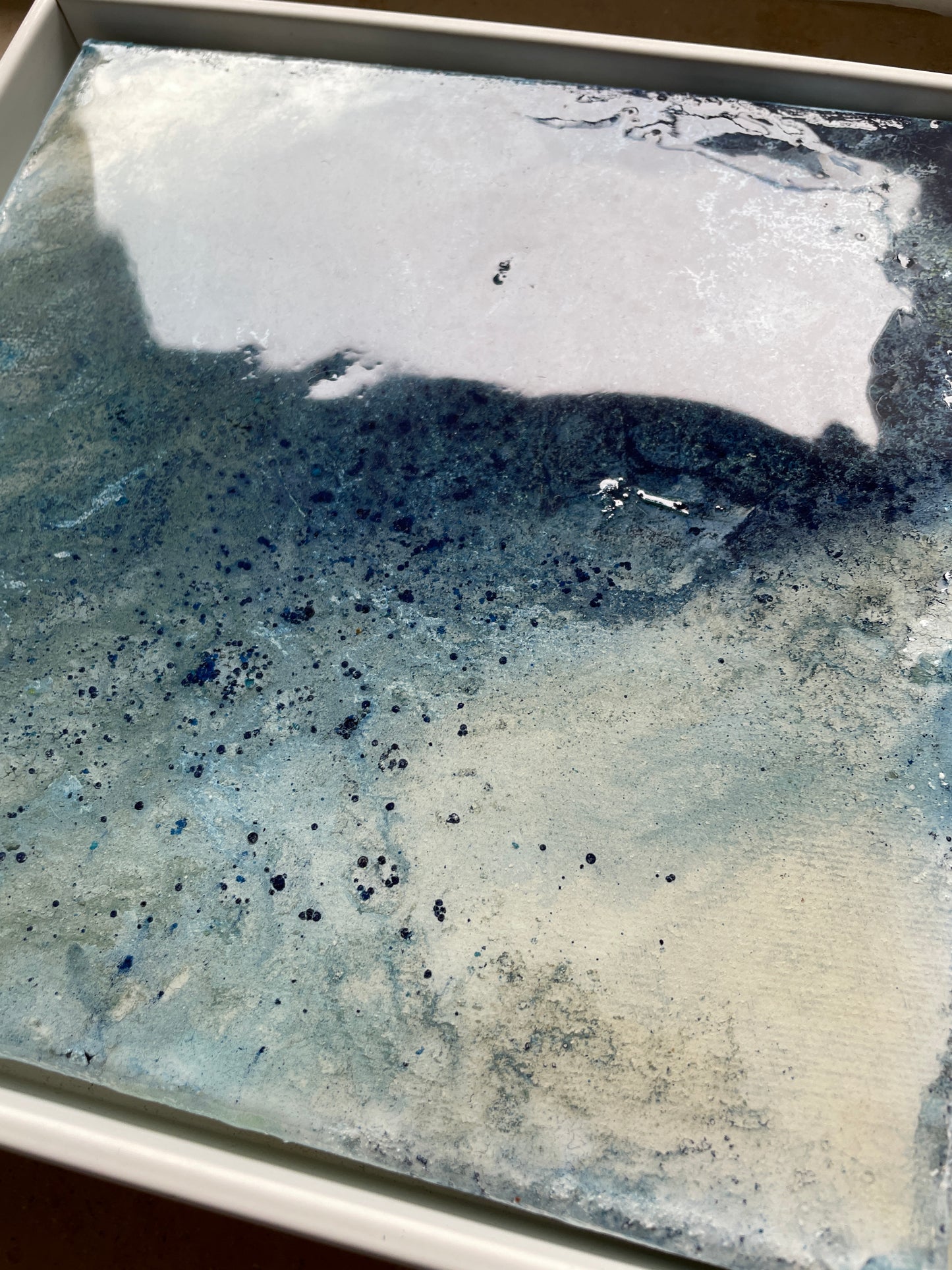 Flow V - Resin, framed