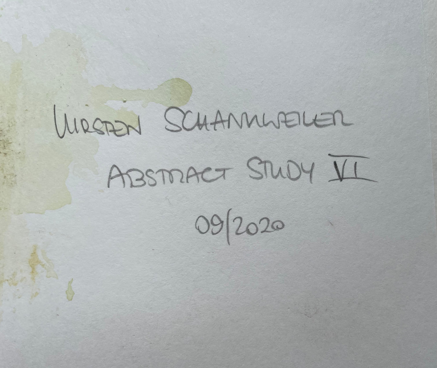 Abstract Study VI