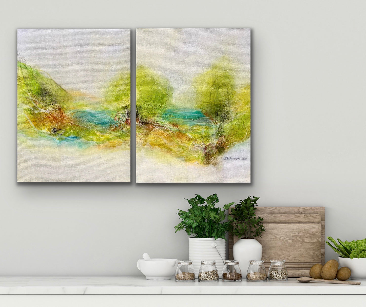 Mother Nature XI - Diptych
